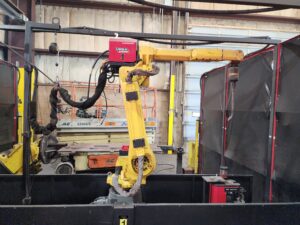 Fanuc ArcMate 120iC/12L R-30iB Welding Cell with Dual Tilt and Rotate Positioners